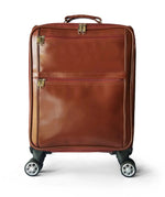 Premium Vintage Leather Trolley Bag