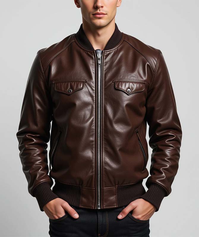 JW Leather Black Sheep Leather Batman-Inspired Jacket - Quality Men's Biker Jacket