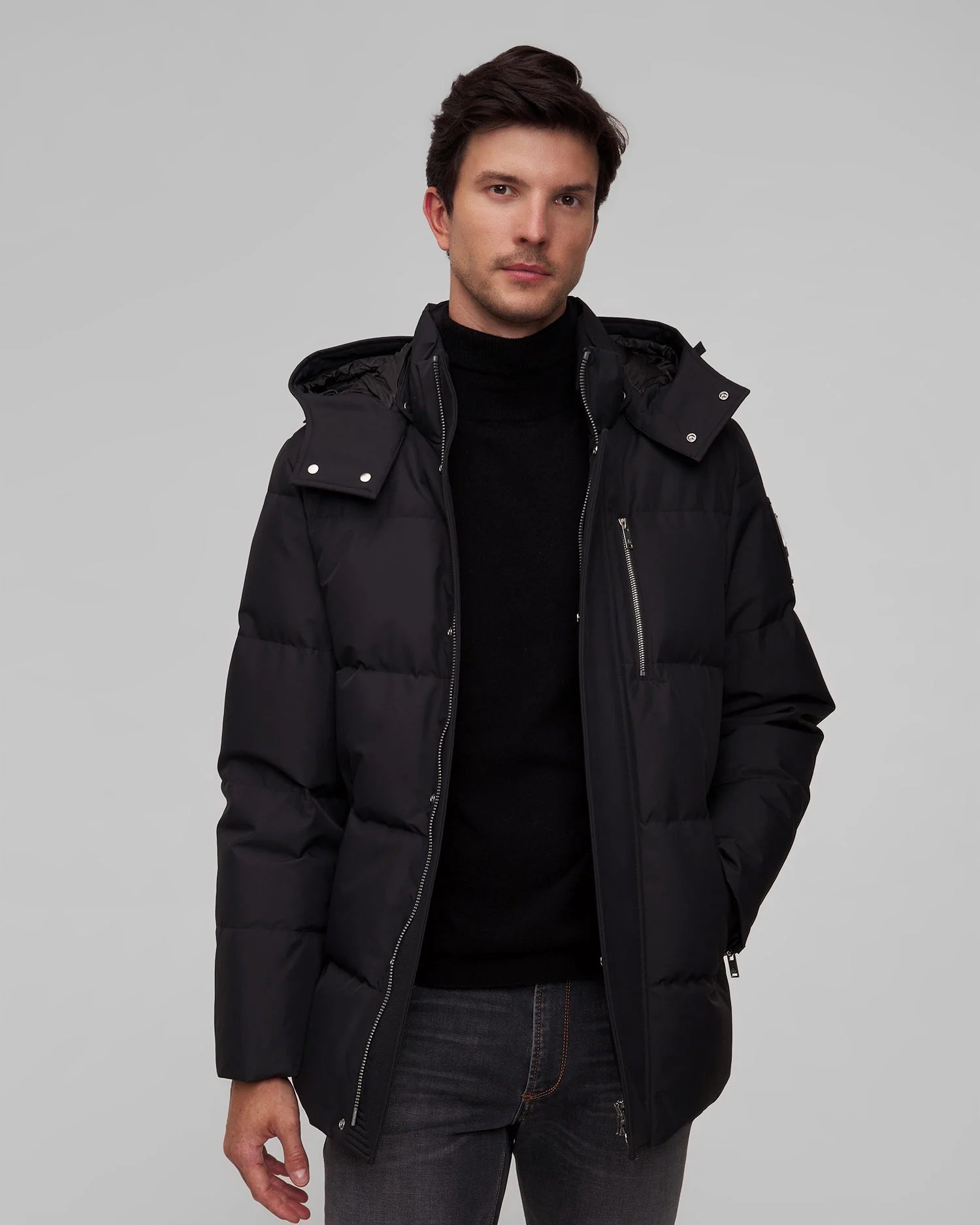 Moose Knuckles Men’s Winter Jacket – Union Cloud 3Q Puffer Design