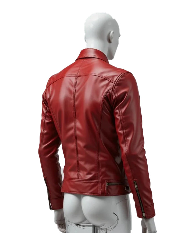 Men’s Red Racer Jacket