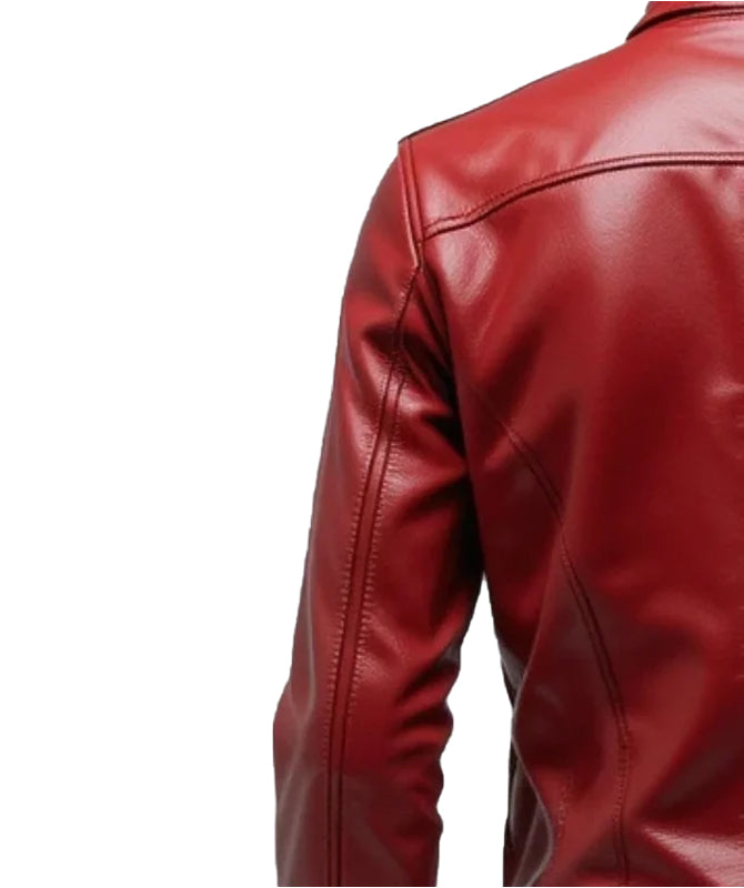 Men’s Red Racer Jacket