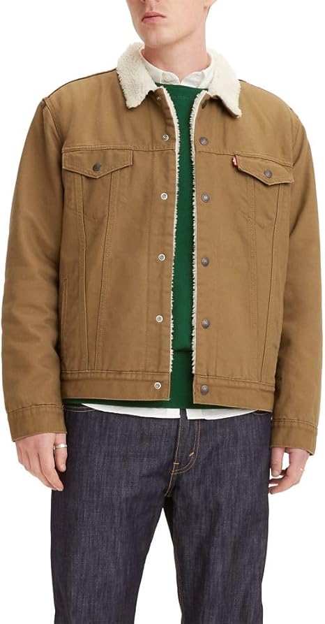 Levi’s Sherpa Lined Trucker Jacket - JW Leather Online