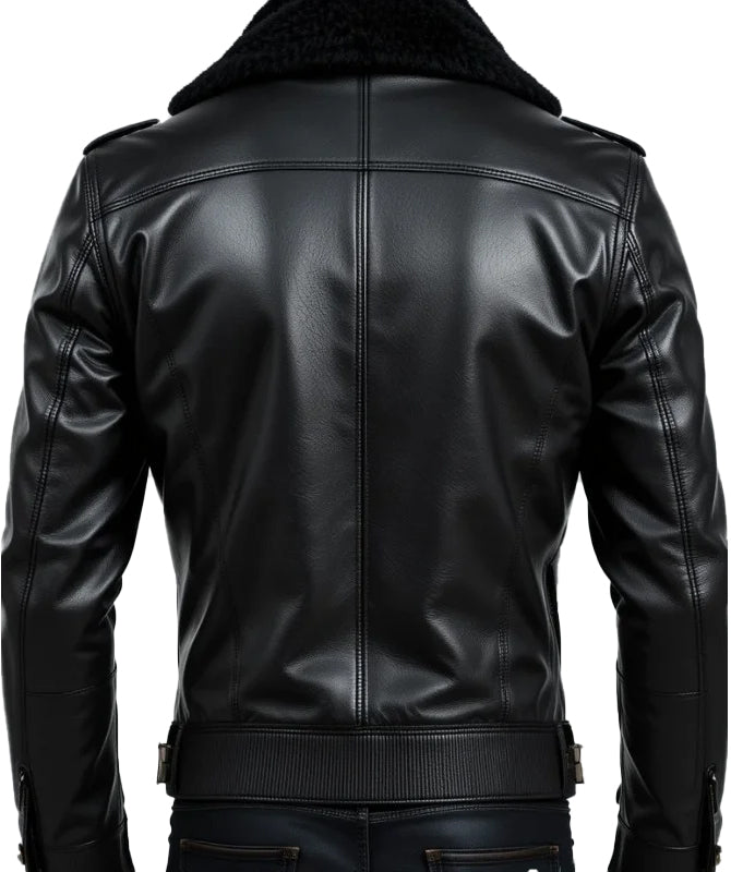 Men’s Black Aviator Jacket