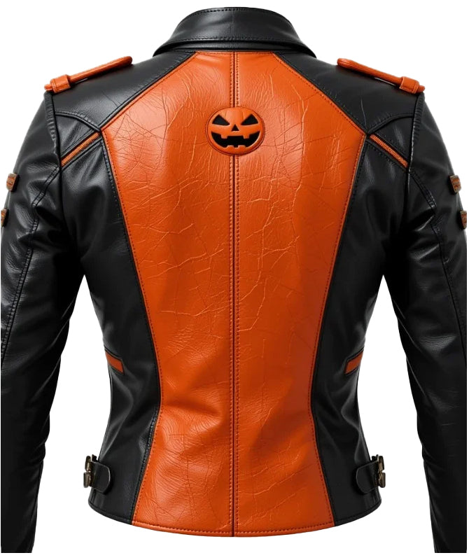 Men's Halloween Jacket – 2025 Limited Edition in Genuine Sheep Leather