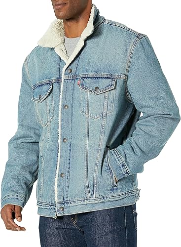 Levi’s Sherpa Lined Trucker Jacket - JW Leather Online