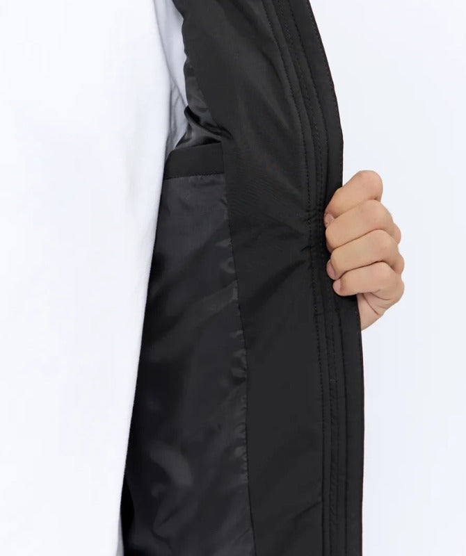 Men’s Quilted Black Bomber Jacket | Stylish Lightweight Streetwear for All Seasons