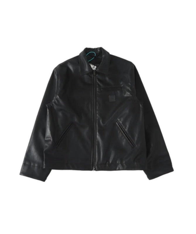 Men’s Classic Black Leather Jacket – Genuine Sheep Leather | Timeless Everyday Style