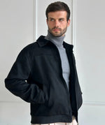 Men’s Classic Black Suede Leather Jacket | Premium Soft Leather