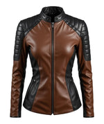 Women's Jacket Premium Tailored Fit Black And Brown