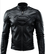 Men’s Black Leather Super Hero Jacket