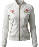 Women’s Sheep Leather White Jacket
