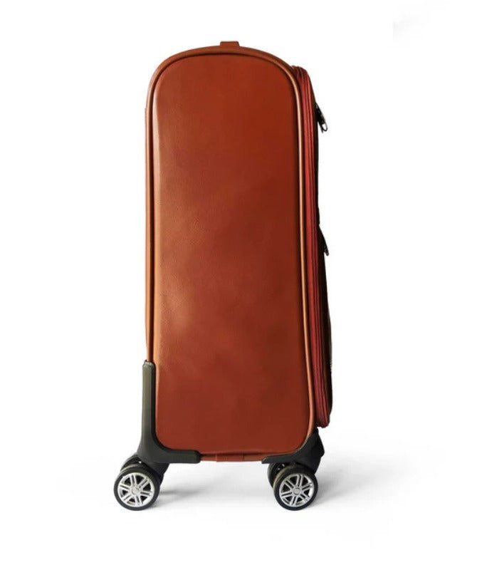 Premium Vintage Leather Trolley Bag