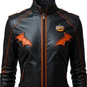 Men's Halloween Jacket – 2025 Limited Edition in Genuine Sheep Leather