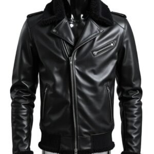 Men’s Black Aviator Jacket