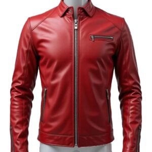 Men’s Red Racer Jacket