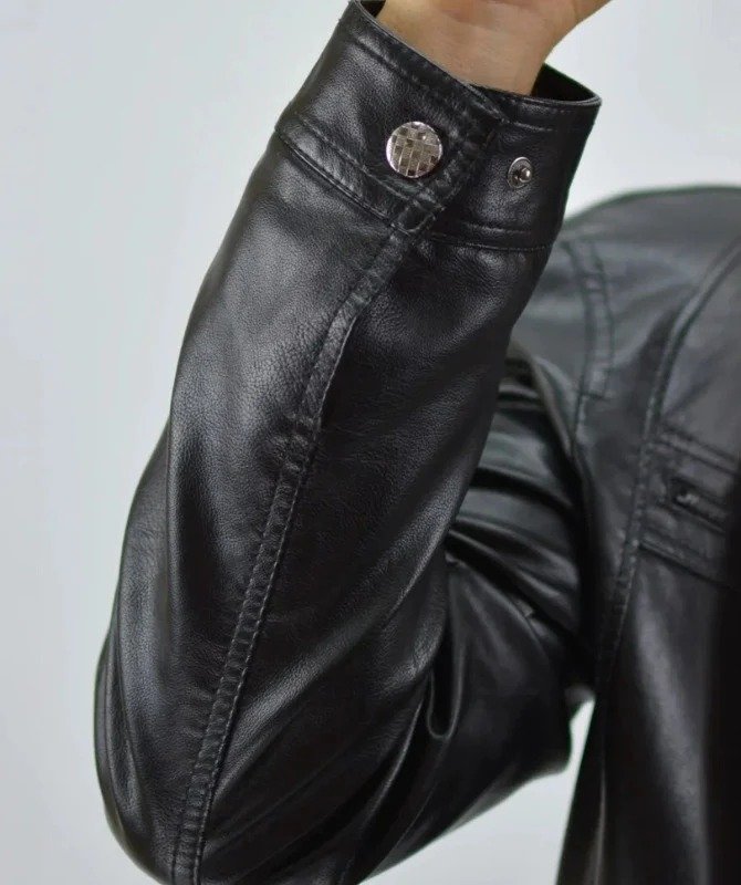 Elevate your look with this Men’s Black Slim Fit Leather Jacket, designed for a sharp and confident appearance. Crafted from premium faux leather, it offers a sleek silhouette and durable finish, perfect for everyday wear or night outings. The modern biker-inspired design adds a touch of attitude and sophistication to any outfit. Stay warm, stylish, and read