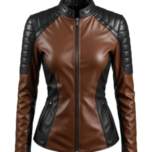 Women’s Jacket Premium Tailored Fit Black And Brown